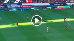 El golazo de Maxi Meza en el Rayados vs. Atlas por la jornada 12 de la Liga MX