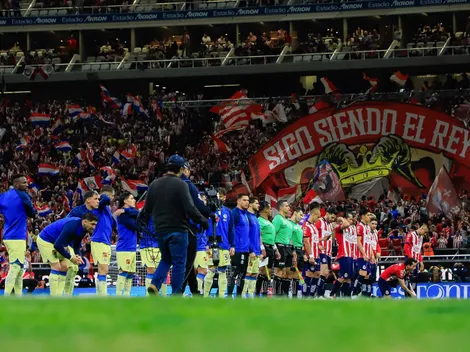 El tifo de la afición de Chivas con mensaje dedicado al América