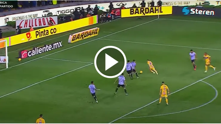 ¡Pero qué belleza! Marcelo Flores se inventó un golazo en el Tigres UANL vs. Mazatlán