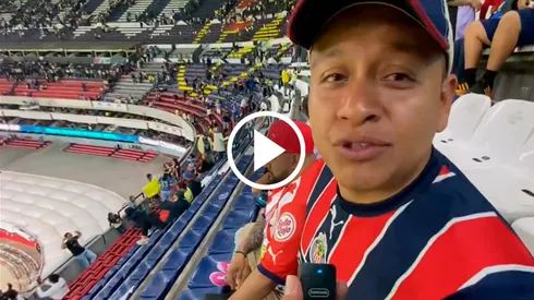 Aficionados de Chivas se fueron conformes del Azteca.