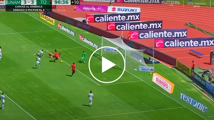 En la última del partido, Aké Loba falló lo imposible