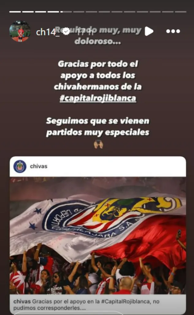 El agradecimiento de Chicharito a la afición