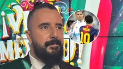 Álvaro Morales, Cristiano Ronaldo y Lionel Messi.