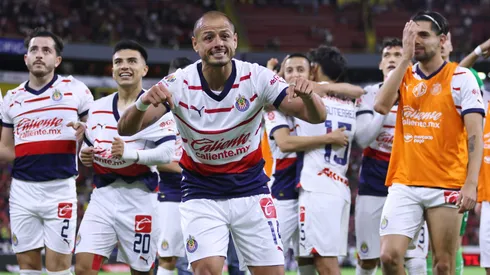 Chicharito Hernández y una polémica celebración en la victoria ante Atlas