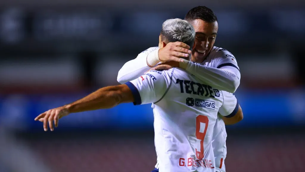 Funes Mori y Berterame, en su etapa juntos en Monterrey [Foto: Getty]