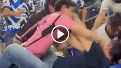 Video: la brutal pelea de aficionados de Rayados e Inter Miami en pleno Estadio BBVA