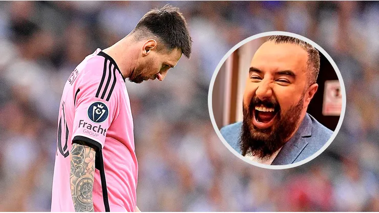 Álvaro Morales se burló de Lionel Messi.