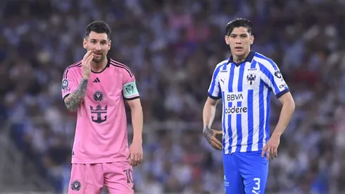 Lionel Messi se cruzó con Gerardo Arteaga y calentó el Rayados vs. Inter Miami