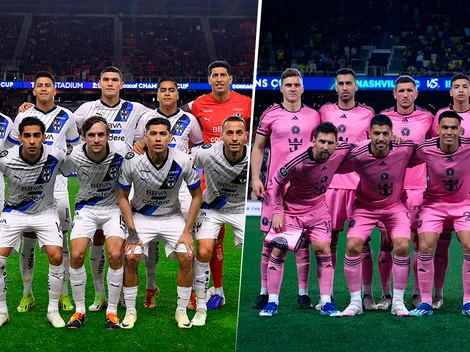 Rayados vs. Inter Miami: las alineaciones de la vuelta de Concachampions