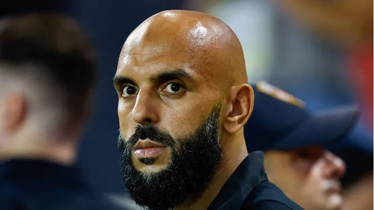Yassine Chueko, el guardaespaldas de Lionel Messi