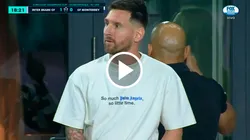 La reacción de Lionel Messi al 1-0 del Inter Miami vs. Rayados