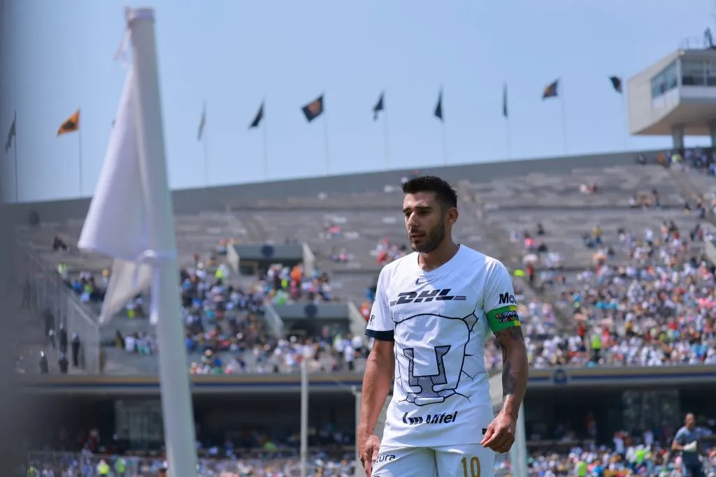 Toto Salvio podría estar jugando sus últimos partidos con Pumas (Imago7)
