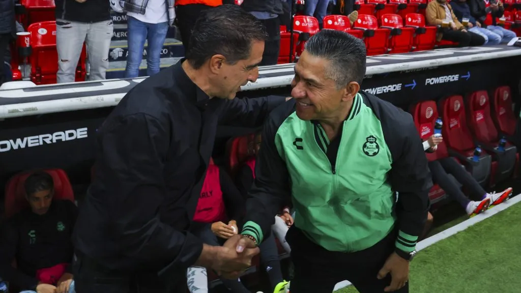 Renato le ganó el duelo a ‘Nacho’ en el último Toluca – Santos [Foto: Getty]