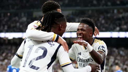 Los jugadores de Real Madrid, a puro festejo.