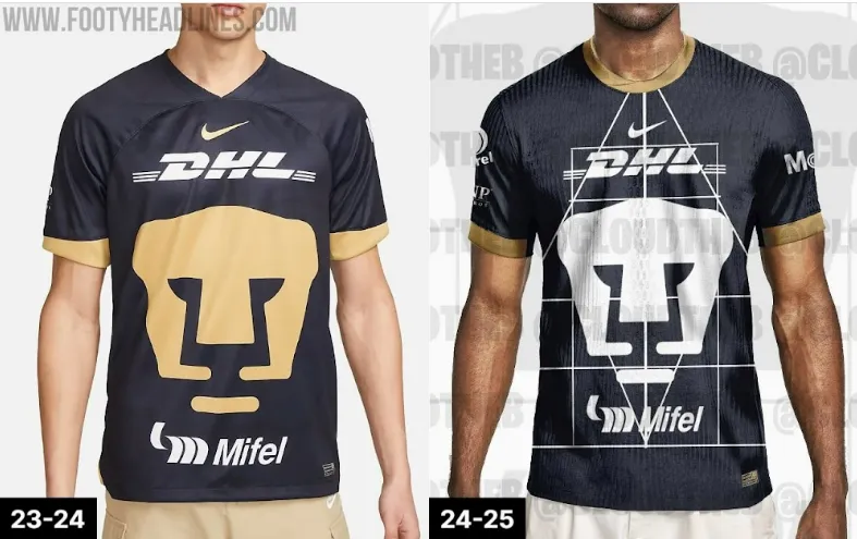 Footy Headlines filtró la posible nueva playera alternativa de Pumas UNAM