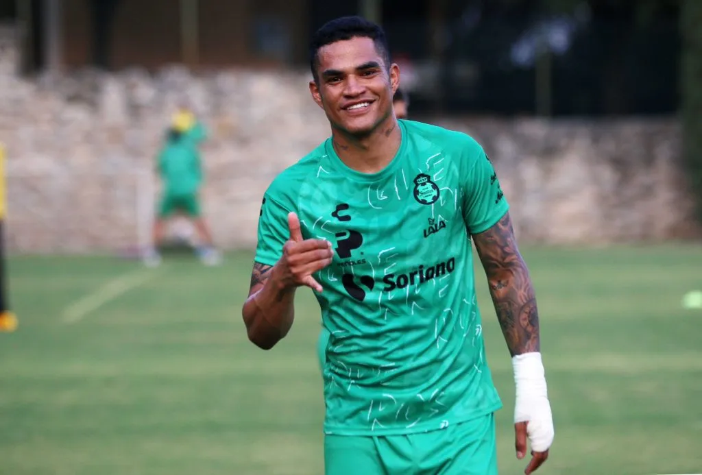 Anderson Santamaría llegó a Santos Laguna desde Atlas. (Santos Laguna oficial)