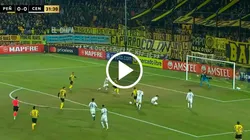 Leo Fernández convirtió un golazo en la Copa Libertadores