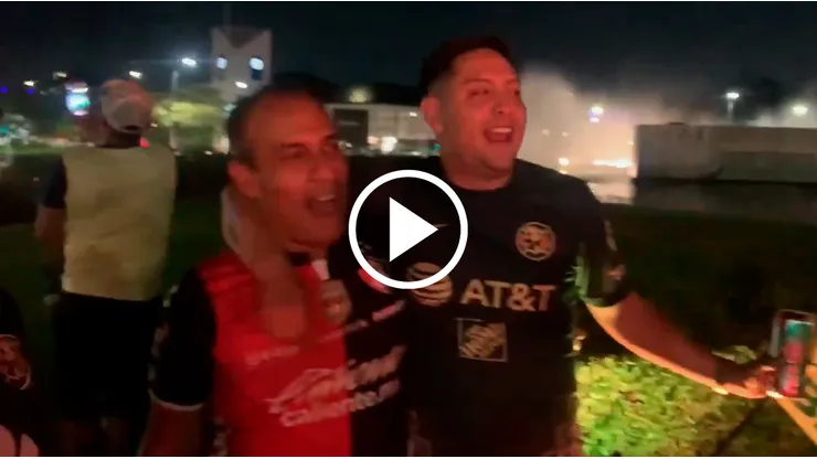 Fanáticos rojinegros dijeron presentes en los festejos.