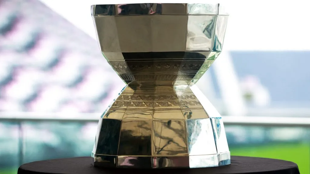 El trofeo que se pondrá en juego en la Leagues Cup [Foto: Getty]