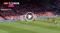 Rául Jiménez marcó un doblete ante Luton Town.