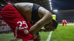 Alexis Vega festejó, pero el gol no fue convalidado.