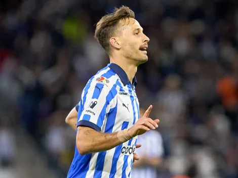 Hizo de todo: así fue la celebración de Sergio Canales tras su gol a Tigres
