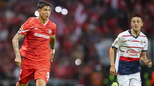 Las alineaciones de Chivas y Toluca por los cuartos de final de la Liguilla.