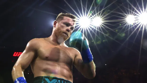 Canelo Álvarez defendió sus cinturones frente a Jaime Munguía (Getty)