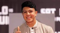 Jaime Munguía y la bolsa ante Canelo Álvarez