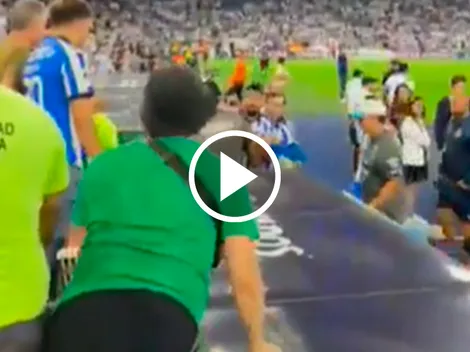 VIDEO: Rodrigo Aguirre invita a pelear a un fanático de Rayados y todo termina mal