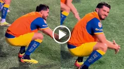 La reacción de Henry Martin al divertido momento.