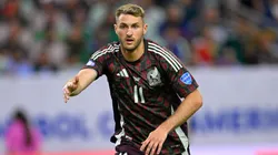 Santiago Giménez en el partido ante Jamaica, el primero de México en la Copa América 2024.