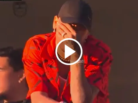 La reacción de Neymar tras el empate de Brasil con Costa Rica