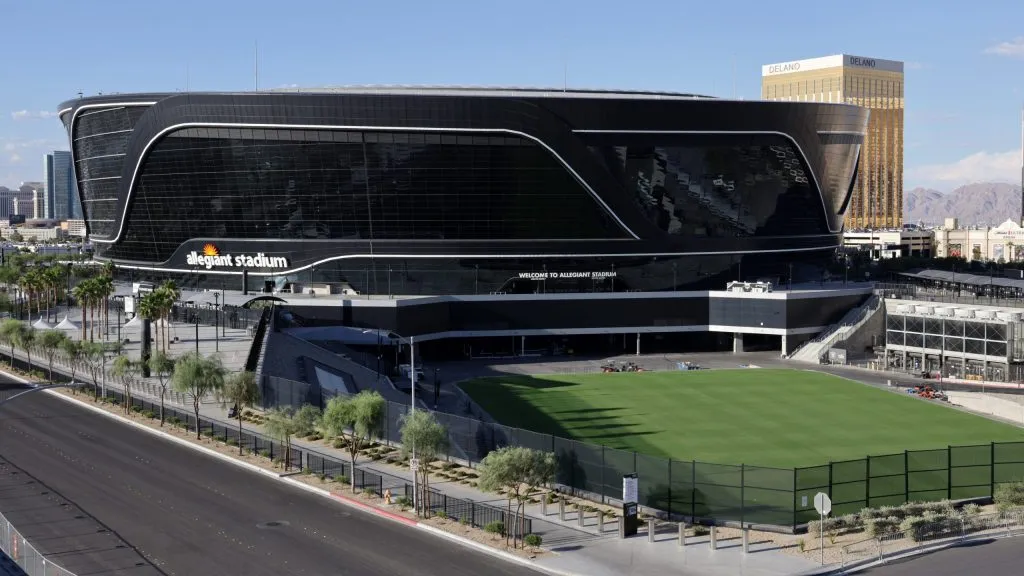 El Allegiant Stadium, con una fachada llamativa para recibir Ecuador-Jamaica [Foto: Getty]