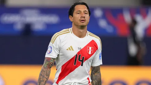 Gianluca Lapadula en el primer partido de Perú ante Chile, por el Grupo A de la Copa América 2024.