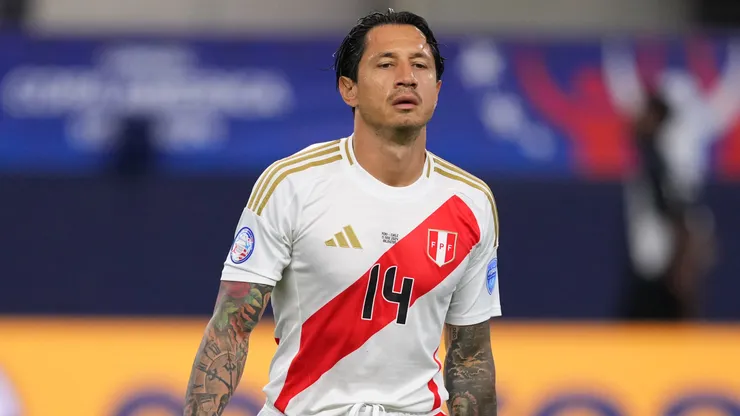 Gianluca Lapadula en el primer partido de Perú ante Chile, por el Grupo A de la Copa América 2024.