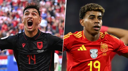 Albania y España se miden por la Eurocopa.