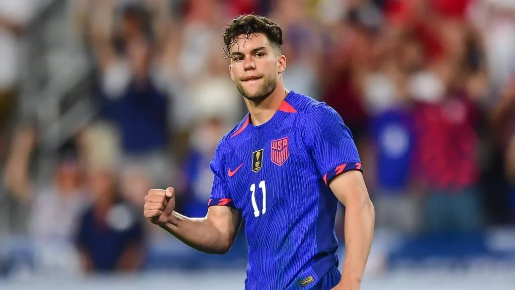 Cade Cowell durante un partido frente a Canadá (IMAGO)