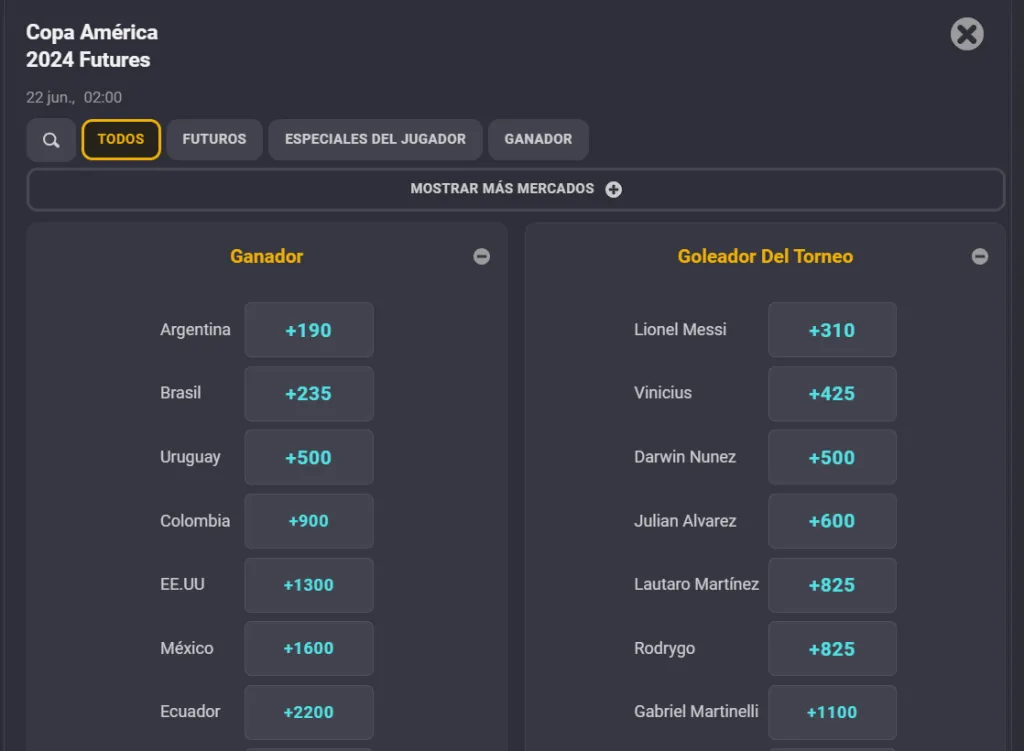 Copa América en vivo