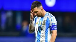 El capitán de la selección argentina no pudo convertir goles en su presentación.