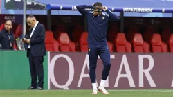 El flamante futbolista del Real Madrid, suplente ante Países Bajos.