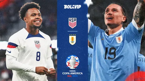 Estados Unidos y Uruguay chocan por la Jornada 3 del Grupo C.