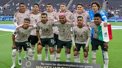 La alineación de México previo a la Copa América.