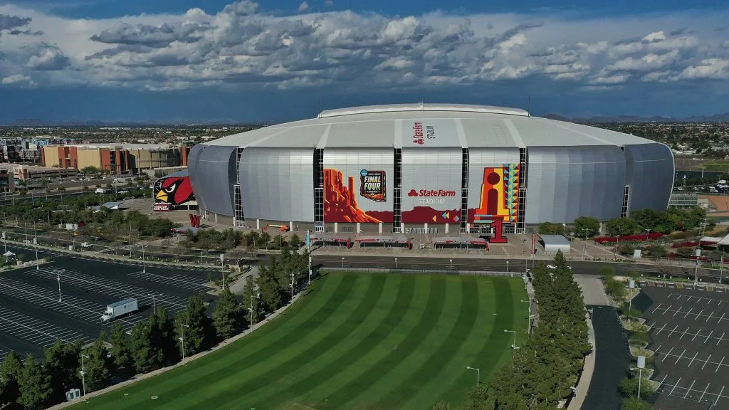 La particular fachada del estadio donde jugarán México y Ecuador [Foto: Getty]