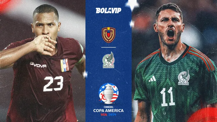 Venezuela y México se miden por la Jornada 2 del Grupo B.