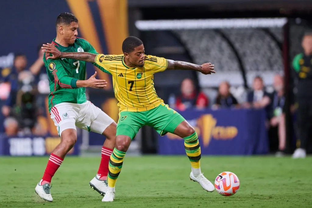 Leon Bailey ante México en la Copa Oro 2023 (Imago)