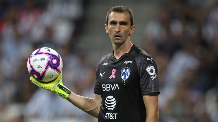 Marcelo Barovero en su época como portero de Rayados