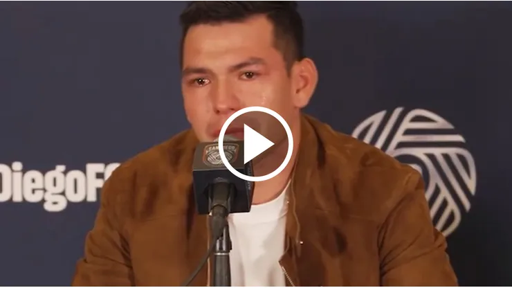 Momento emotivo: Hirving Lozano no puso evitar las lágrimas al hablar sobre Enrique Meza