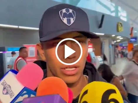 Johan Rojas habló por primera vez como jugador de Rayados