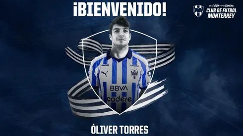 Rayados presentó oficialmente a Óliver Torres como nuevo fichaje para el Apertura 2024